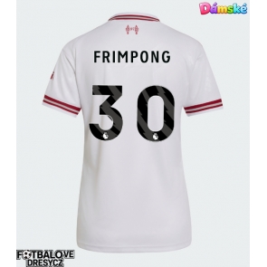 Liverpool Jeremie Frimpong #30 Dámské Venkovní Dres 2026-27 Krátký Rukáv